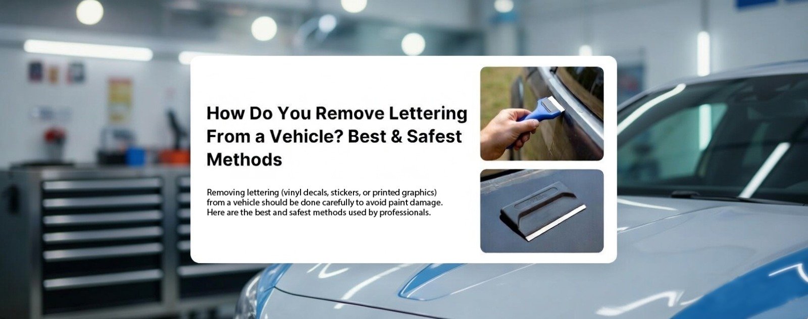 Remove Lettering From a Vehicle